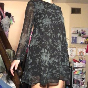 The Cutest 90s Vintage Flowy Babydoll Dress